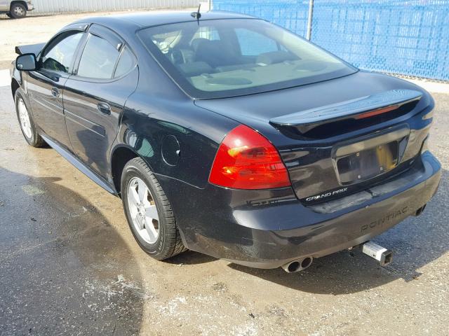 2G2WP552381179412 - 2008 PONTIAC GRAND PRIX BLACK photo 3