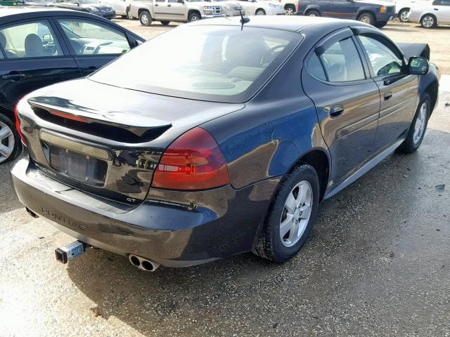 2G2WP552381179412 - 2008 PONTIAC GRAND PRIX BLACK photo 4
