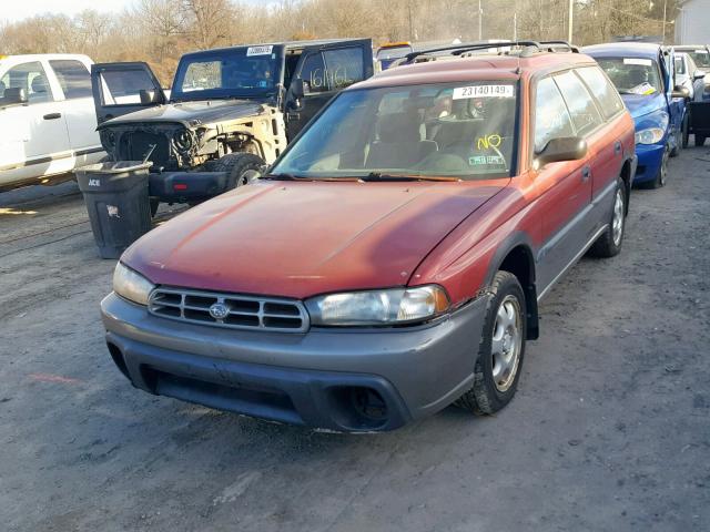 4S3BG6855T7977315 - 1996 SUBARU LEGACY OUT MAROON photo 2