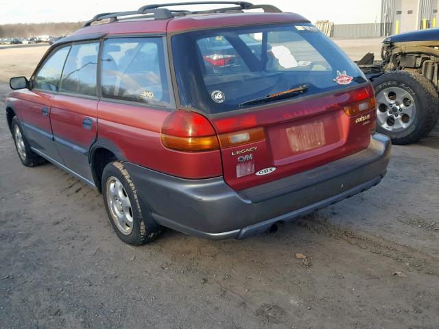 4S3BG6855T7977315 - 1996 SUBARU LEGACY OUT MAROON photo 3