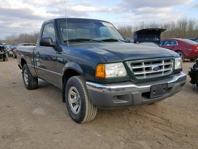 1FTYR10D42TA06158 - 2002 FORD RANGER GREEN photo 1