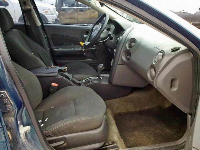 2G2WP522751336567 - 2005 PONTIAC GRAND PRIX GREEN photo 5