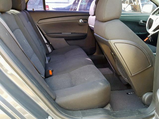 1G1ZH57B59F118407 - 2009 CHEVROLET MALIBU 1LT GRAY photo 6