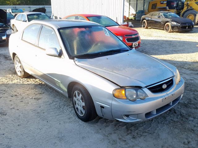 KNAFB161125059538 - 2002 KIA SPECTRA GS GRAY photo 1