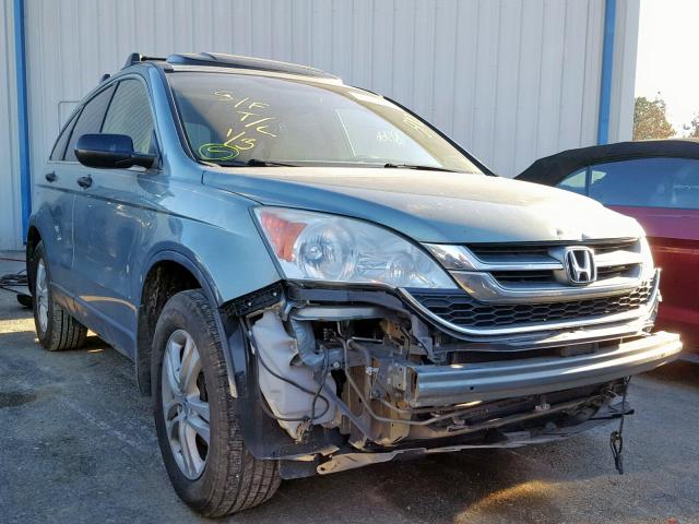 5J6RE4H54AL044755 - 2010 HONDA CR-V EX BLUE photo 1