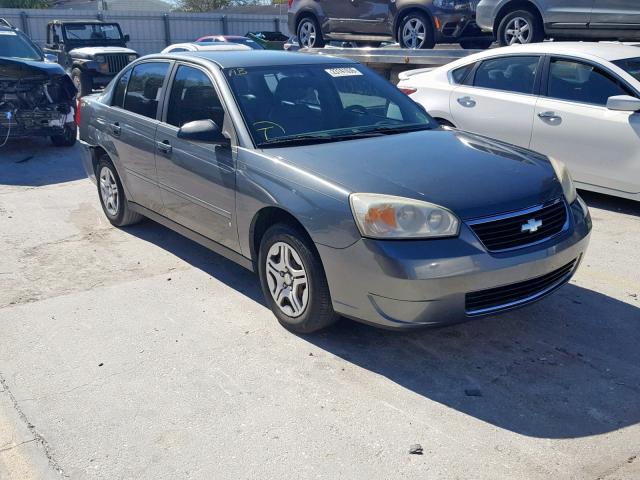 1G1ZS53F86F158776 - 2006 CHEVROLET MALIBU LS ნაცრისფერი ფოტო 1