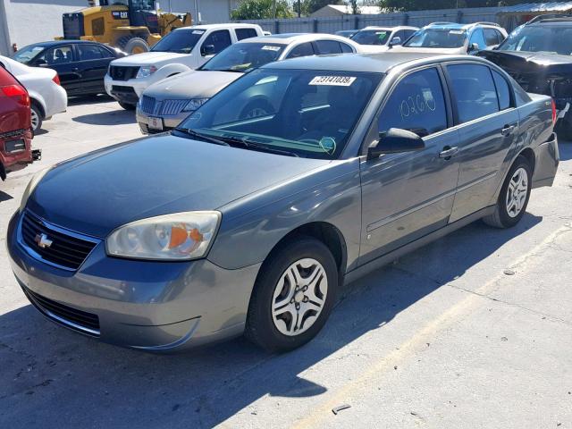 1G1ZS53F86F158776 - 2006 CHEVROLET MALIBU LS ნაცრისფერი ფოტო 2