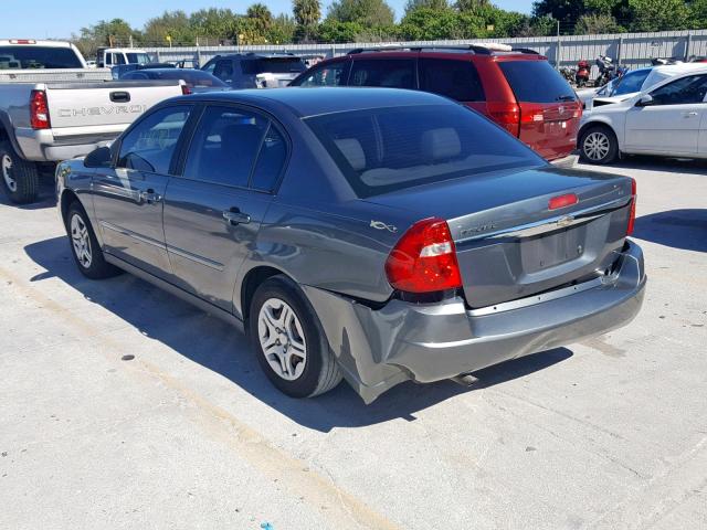 1G1ZS53F86F158776 - 2006 CHEVROLET MALIBU LS ნაცრისფერი ფოტო 3