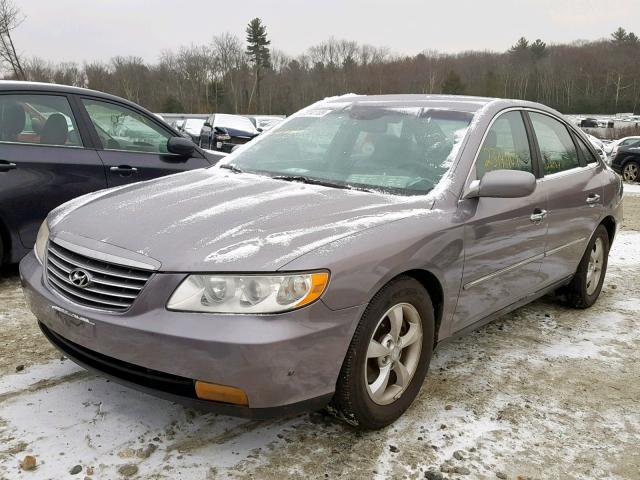 KMHFC46F27A141138 - 2007 HYUNDAI AZERA SE GRAY photo 2