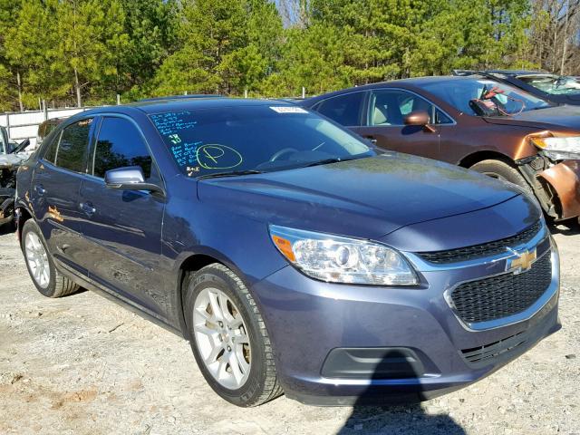 1G11C5SL2FF327580 - 2015 CHEVROLET MALIBU 1LT BLUE photo 1