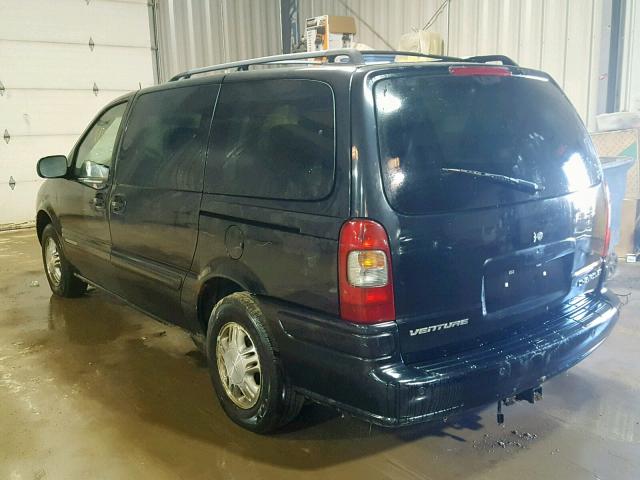 1GNDX13E33D192562 - 2003 CHEVROLET VENTURE LU BLACK photo 3