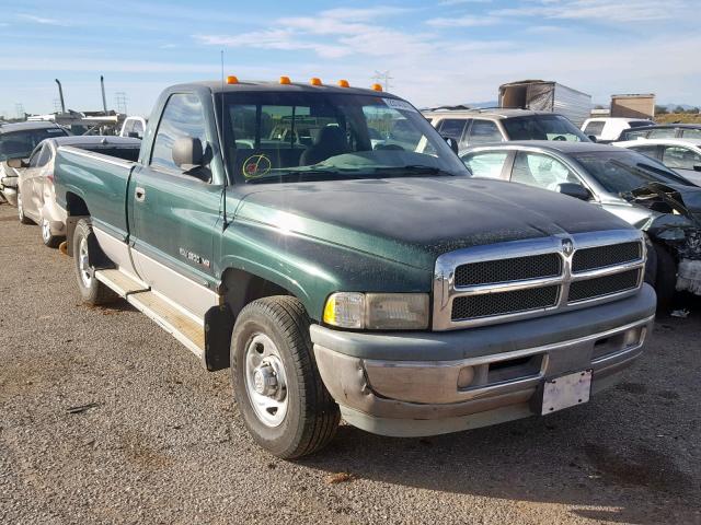 3B7KC26W9WM274312 - 1998 DODGE RAM GREEN photo 1