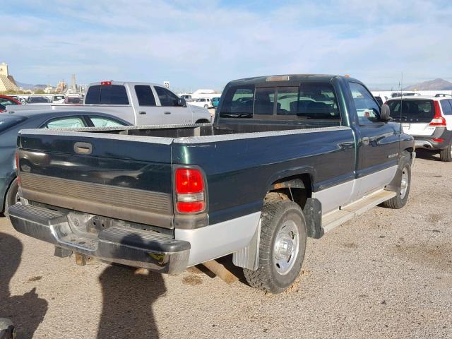 3B7KC26W9WM274312 - 1998 DODGE RAM GREEN photo 4