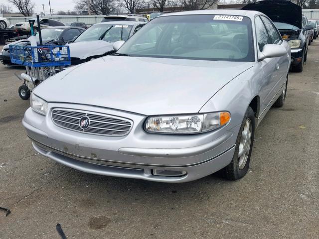 2G4WB55K621116253 - 2002 BUICK REGAL LS SILVER photo 2