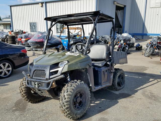 4XARH45A3DE213484 - 2013 POLARIS RANGER 400 GREEN photo 2