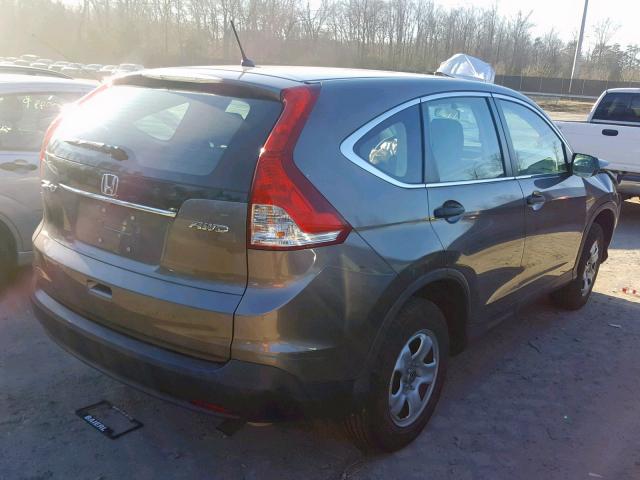 5J6RM4H36EL107040 - 2014 HONDA CR-V LX BROWN photo 4