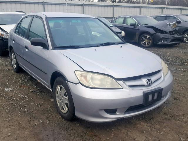 2HGES16344H633353 - 2004 HONDA CIVIC DX V SILVER photo 1