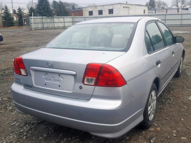 2HGES16344H633353 - 2004 HONDA CIVIC DX V SILVER photo 4