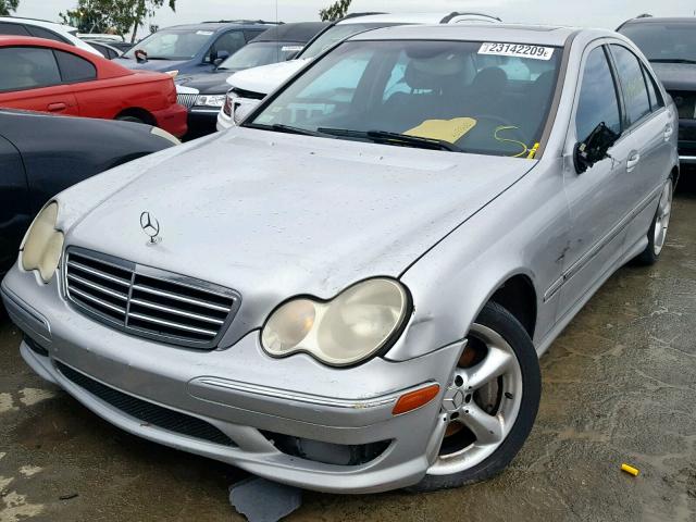 WDBRF40J25A673698 - 2005 MERCEDES-BENZ C 230K SPO SILVER photo 2