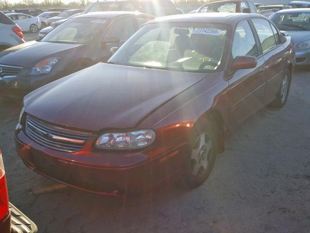 1G1NE52J12M708014 - 2002 CHEVROLET MALIBU LS MAROON photo 2