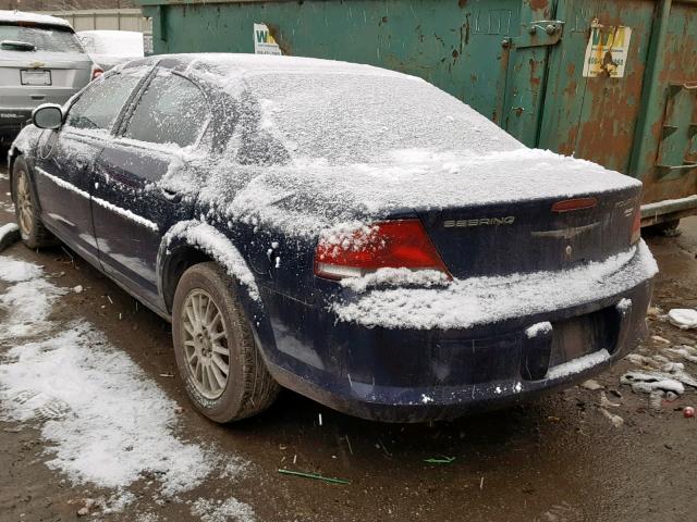 1C3EL56R05N592871 - 2005 CHRYSLER SEBRING TO BLUE photo 3