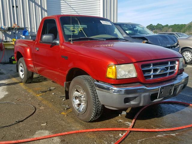 1FTYR10U83PA25709 - 2003 FORD RANGER RED photo 1