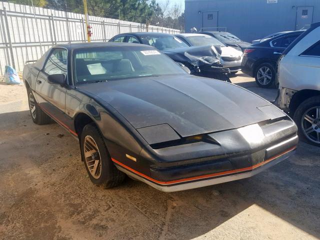 1G2FS87S1GL225907 - 1986 PONTIAC FIREBIRD BLACK photo 1