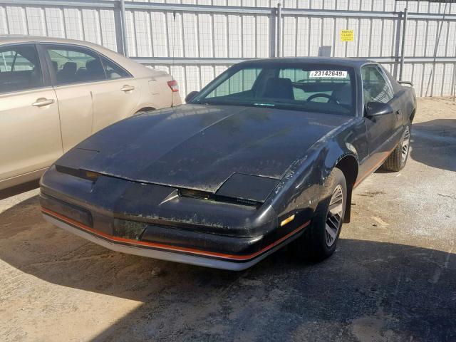 1G2FS87S1GL225907 - 1986 PONTIAC FIREBIRD BLACK photo 2