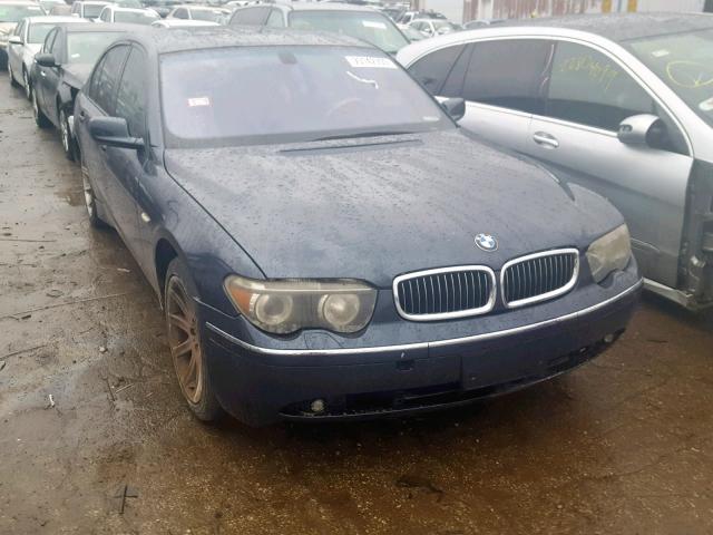 WBAGN63413DR12910 - 2003 BMW 745 LI BLUE photo 1