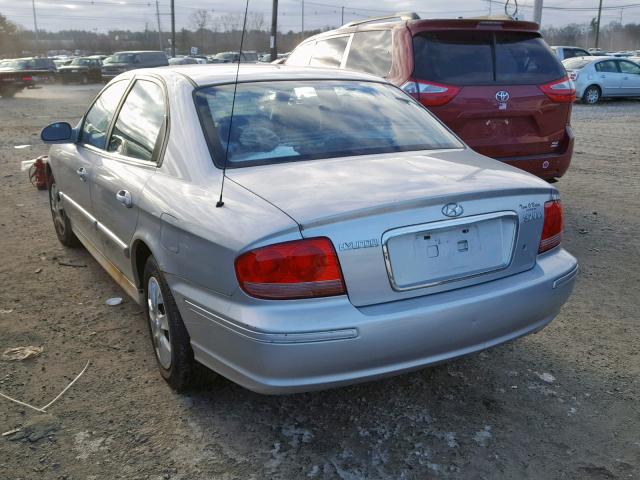 KMHWF25S44A940649 - 2004 HYUNDAI SONATA GL GRAY photo 4