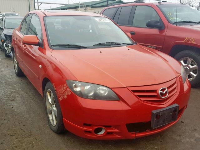 JM1BK323141140229 - 2004 MAZDA 3 S RED photo 1