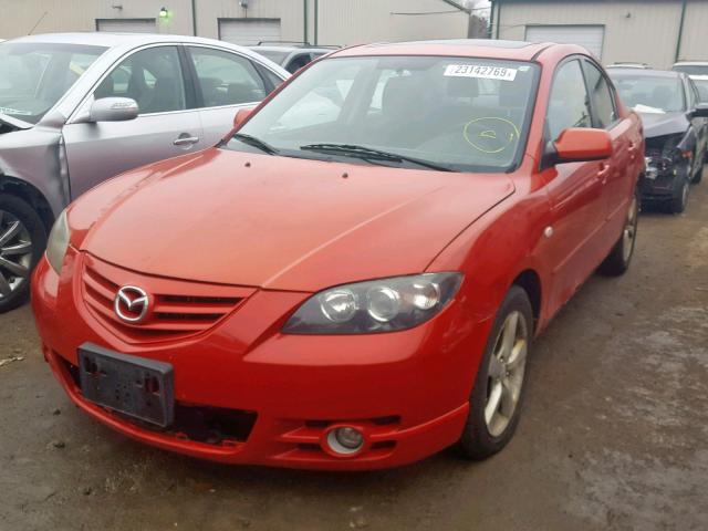 JM1BK323141140229 - 2004 MAZDA 3 S RED photo 2