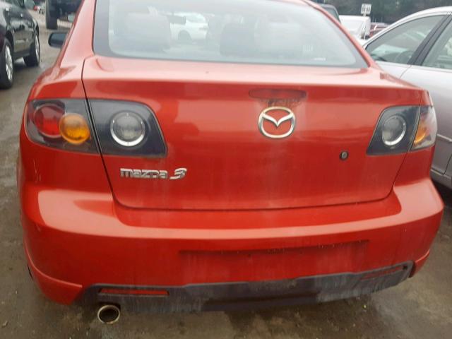 JM1BK323141140229 - 2004 MAZDA 3 S RED photo 9