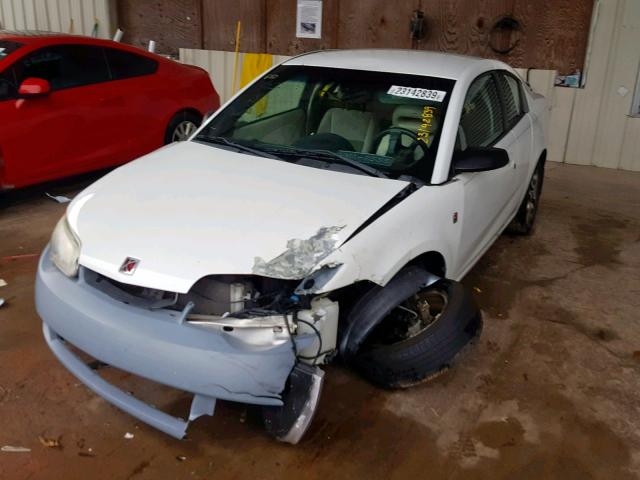 1G8AW12F85Z113699 - 2005 SATURN ION LEVEL WHITE photo 2