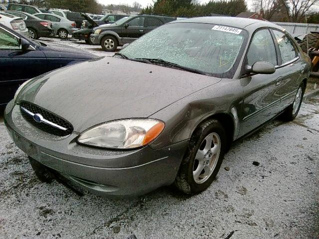 1FAFP55U72A139110 - 2002 FORD TAURUS SES TAN photo 2