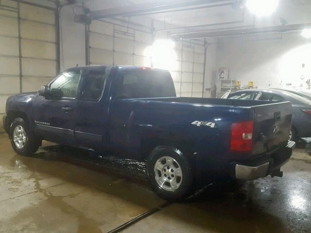 1GCEK290X9Z275284 - 2009 CHEVROLET SILVERADO BLUE photo 3