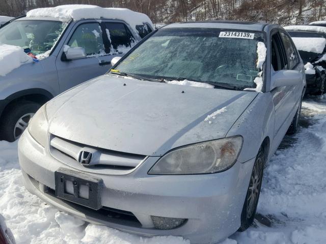 2HGES26775H577919 - 2005 HONDA CIVIC EX 银色 照片 2