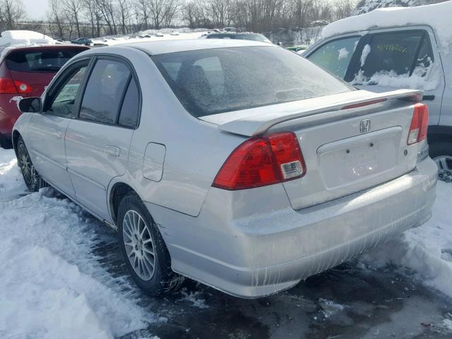 2HGES26775H577919 - 2005 HONDA CIVIC EX 银色 照片 3