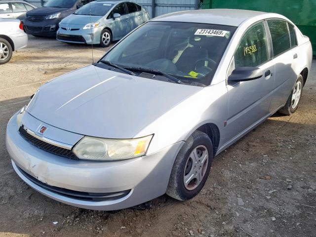 1G8AG52F64Z151094 - 2004 SATURN ION LEVEL SILVER photo 2