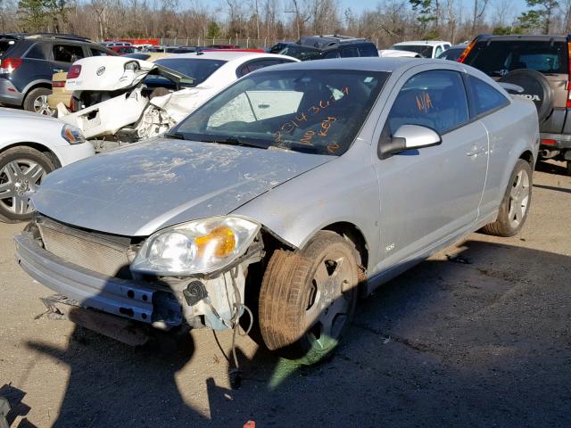 1G1AM15B477165357 - 2007 CHEVROLET COBALT SS BLUE photo 2