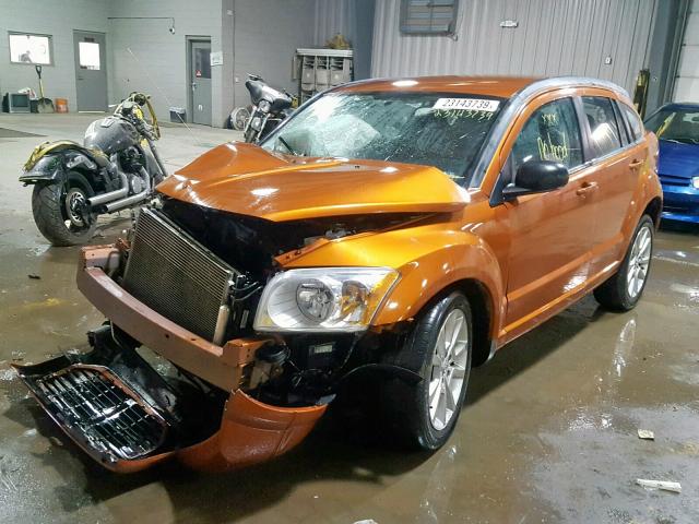 1B3CB5HA8BD242002 - 2011 DODGE CALIBER HE ORANGE photo 2