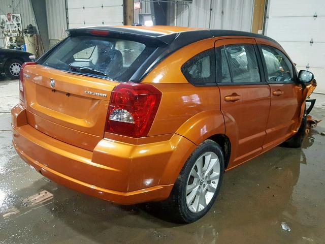 1B3CB5HA8BD242002 - 2011 DODGE CALIBER HE ORANGE photo 4