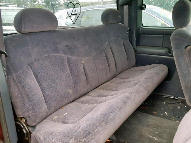 2GCEK19T4X1285299 - 1999 CHEVROLET SILVERADO 勃艮第红 照片 6