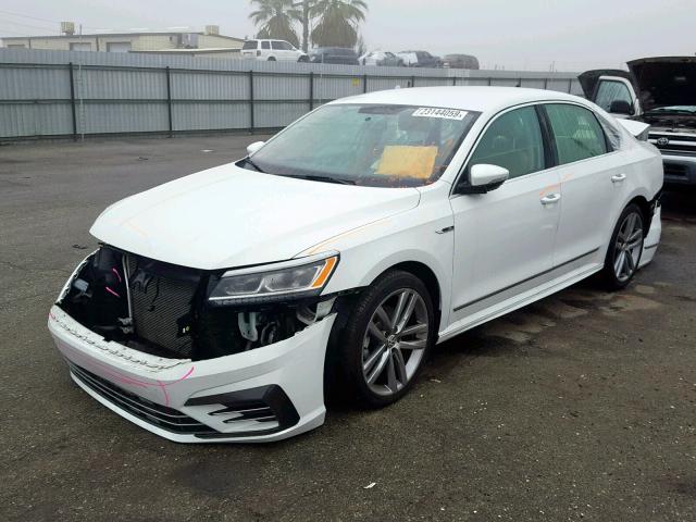 1VWDT7A34HC072448 - 2017 VOLKSWAGEN PASSAT R-L WHITE photo 2