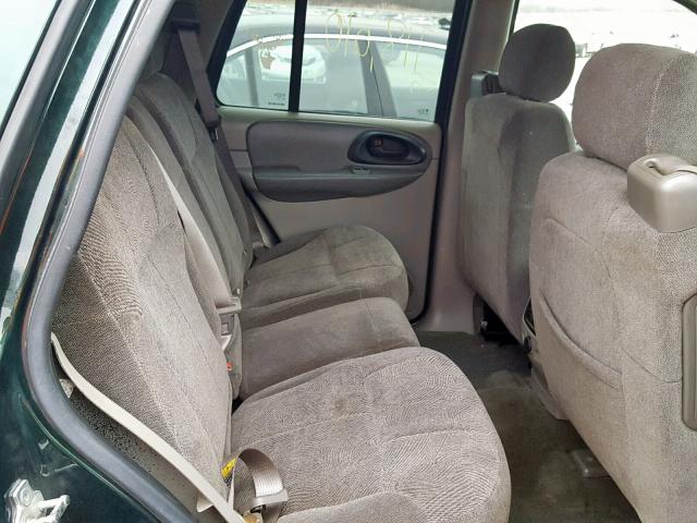 1GNDT13S842435247 - 2004 CHEVROLET TRAILBLAZE GREEN photo 6
