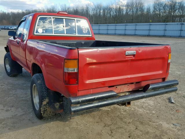 JT4RN13P2S6074009 - 1995 TOYOTA PICKUP 1/2 RED photo 3