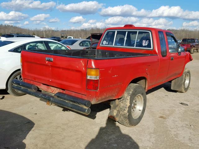 JT4RN13P2S6074009 - 1995 TOYOTA PICKUP 1/2 RED photo 4