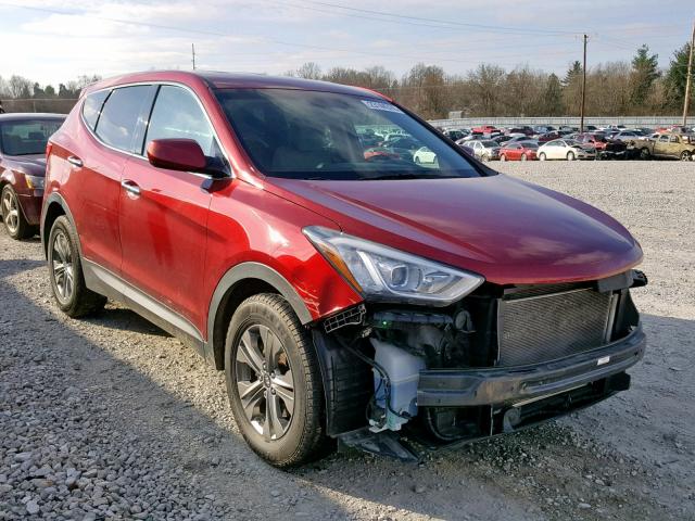 5XYZT3LB1GG367832 - 2016 HYUNDAI SANTA FE S MAROON photo 1