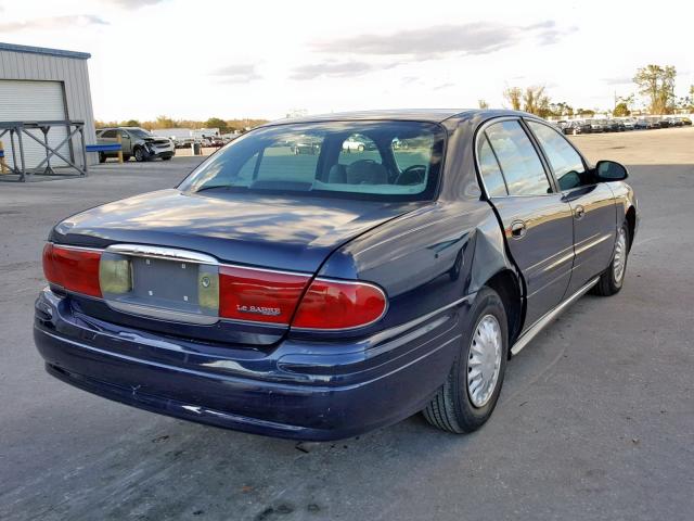 1G4HP52K744162258 - 2004 BUICK LESABRE CU BLUE photo 4