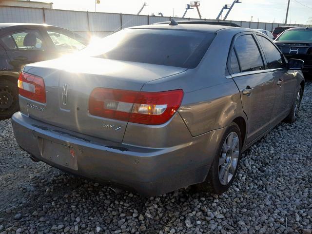 3LNHM26T48R662207 - 2008 LINCOLN MKZ BEIGE photo 4